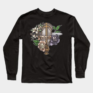 Paladin Class - D&D Class Art for players of DnD tabletop or video games Long Sleeve T-Shirt